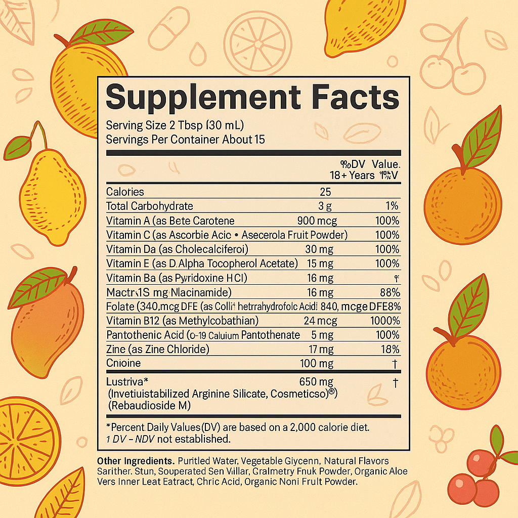 Organic Hair Growth Multi-Vitamin