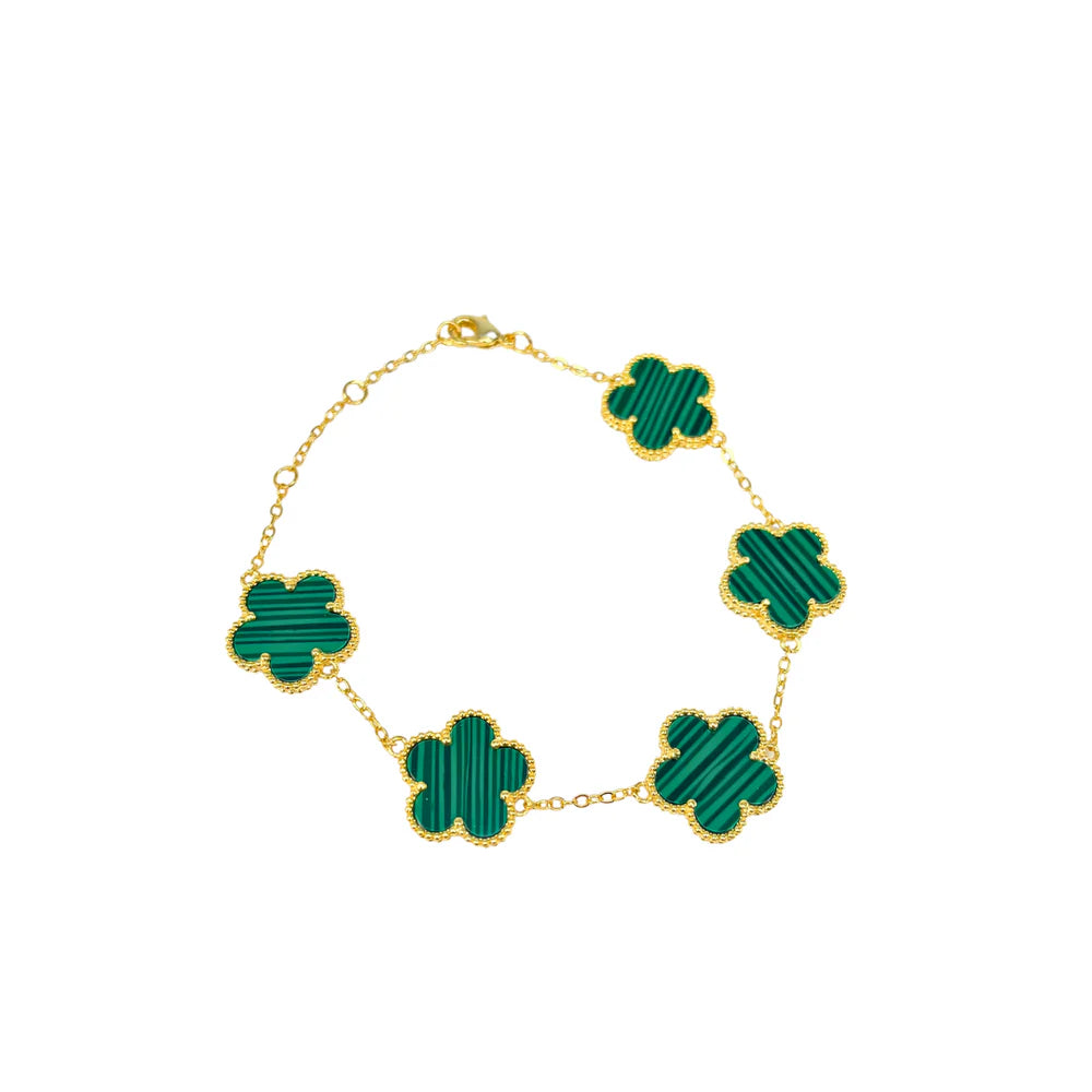 Gold Clover Styled Bracelet