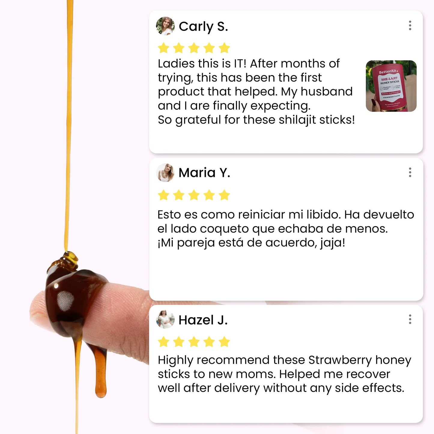 Feminine Honey Sticks
