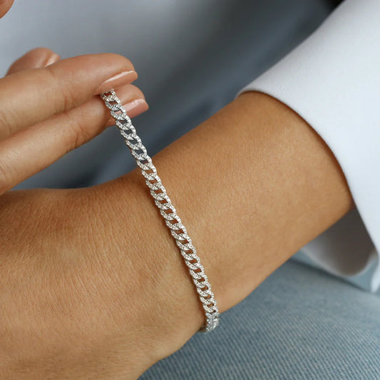 Paved Tennis Bracelet