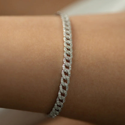 Paved Tennis Bracelet
